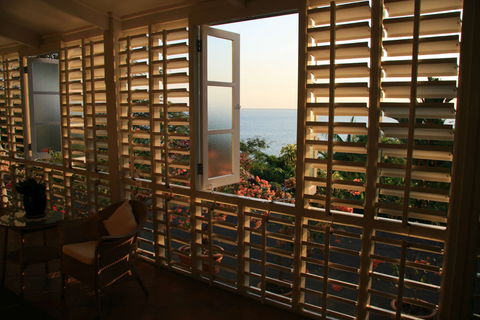 The view from inside Government House